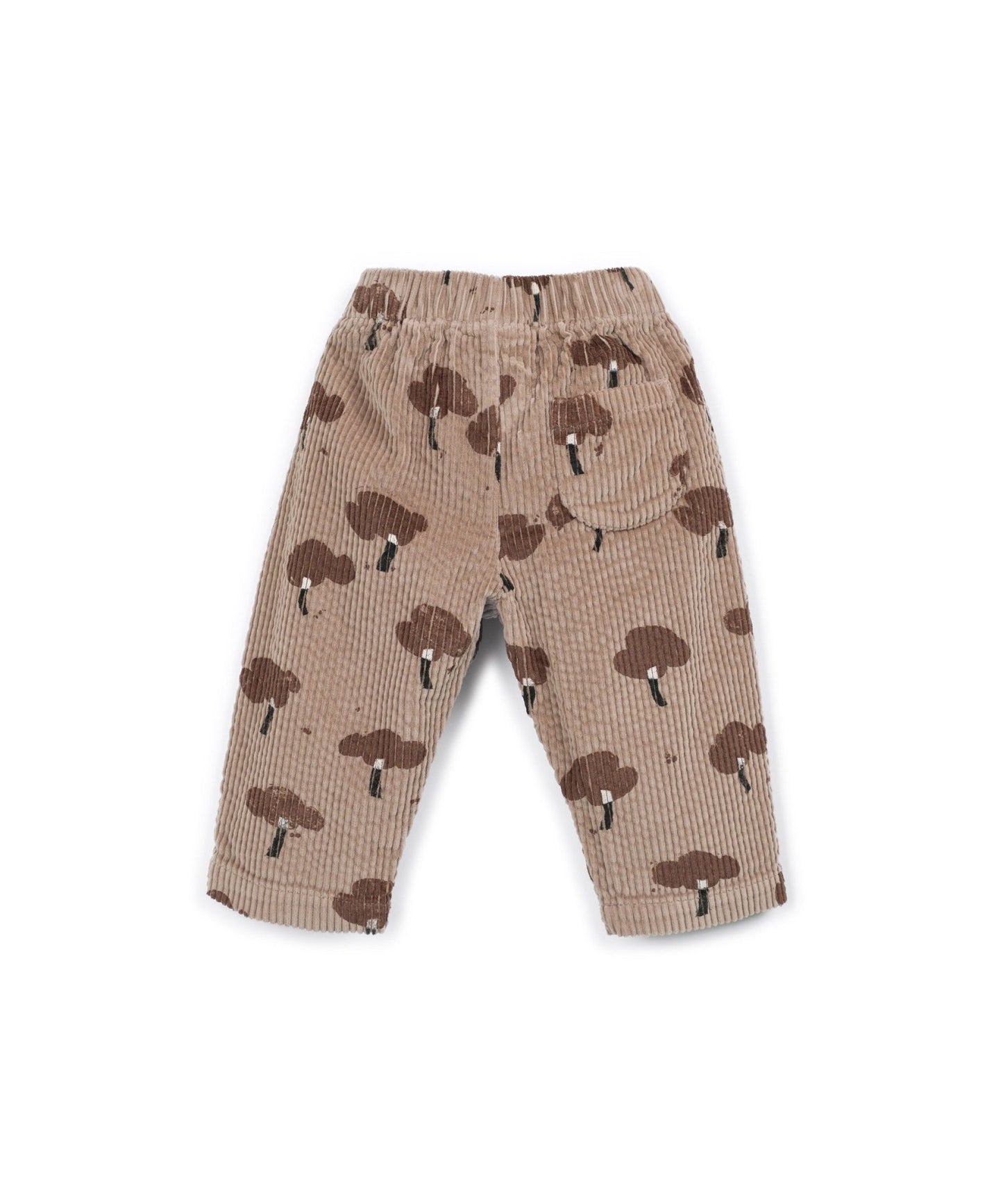 Printed Corduroy Trousers Drawing Play Up