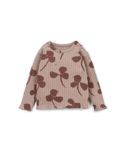 Rib Longsleeve Shirt Drawing Play Up