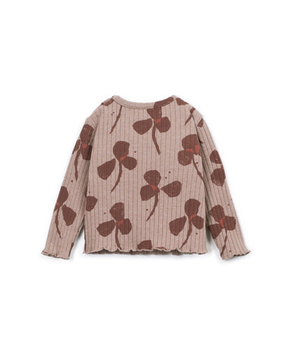 Rib Longsleeve Shirt Drawing Play Up