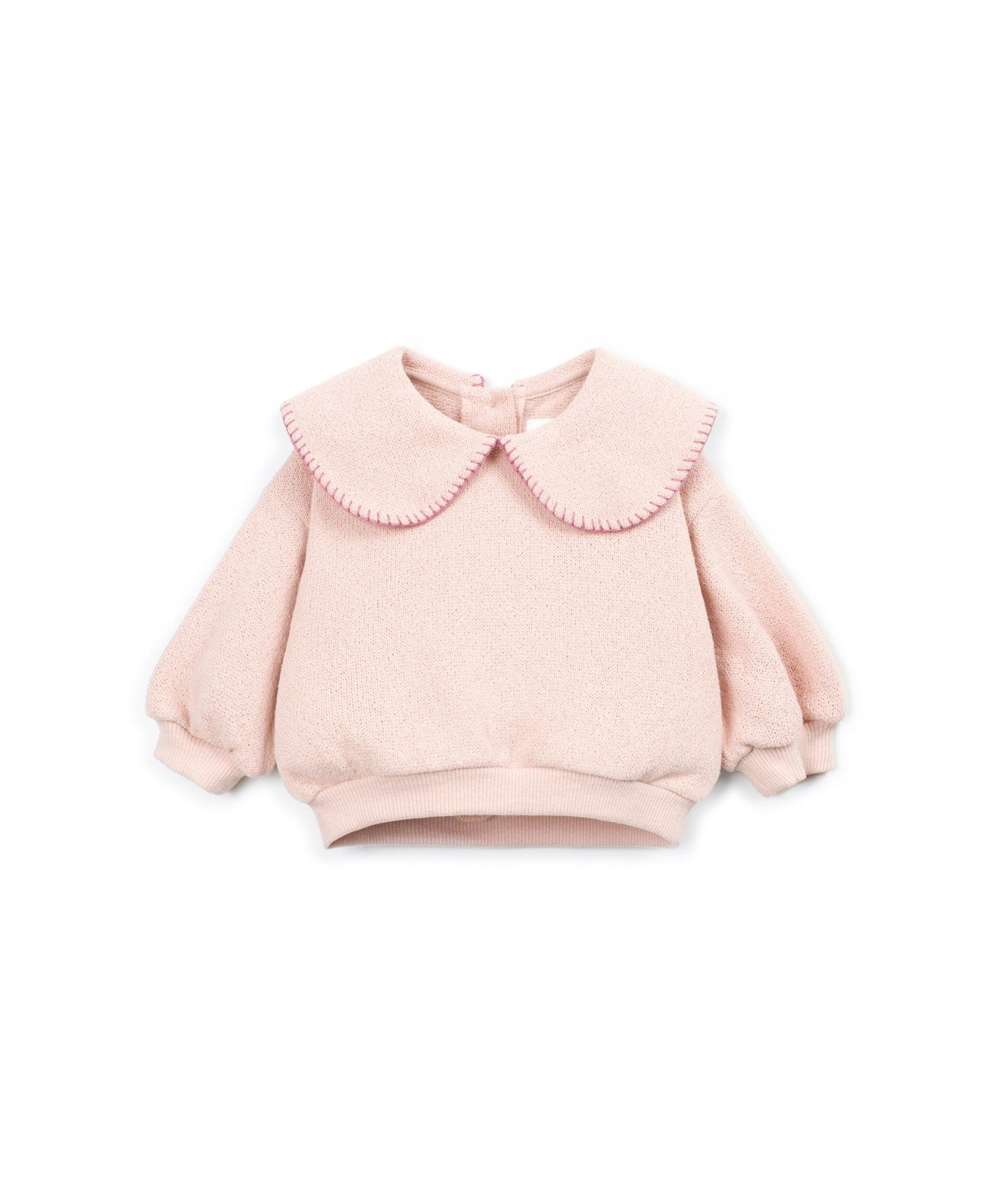 Collar Sweater Embroidery Play Up