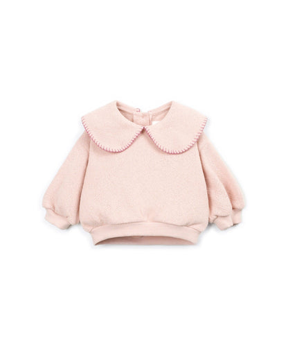 Collar Sweater Embroidery Play Up