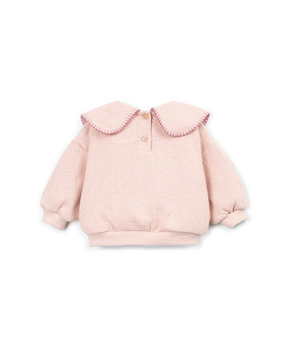 Collar Sweater Embroidery Play Up