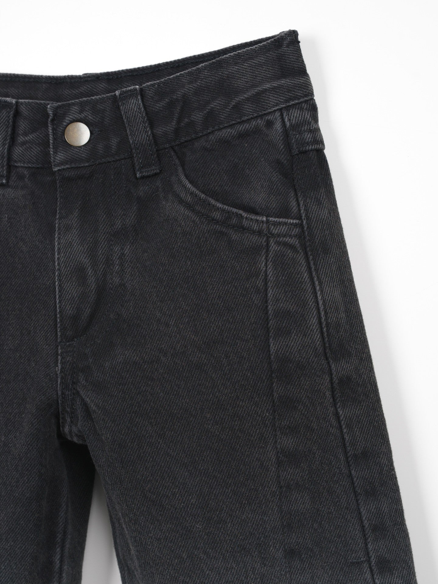 Denim Trousers Pockets Black Play Up