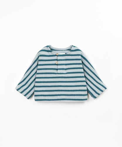 Sweater Stripes Blue Play Up