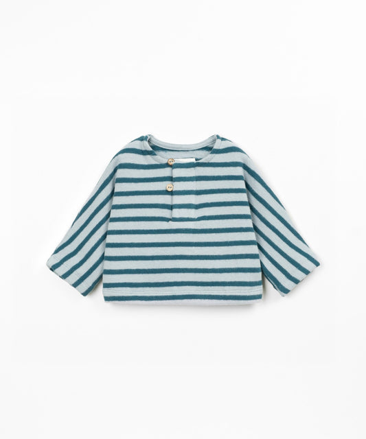 Sweater Stripes Cyanotype Play Up