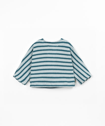 Sweater Stripes Blue Play Up