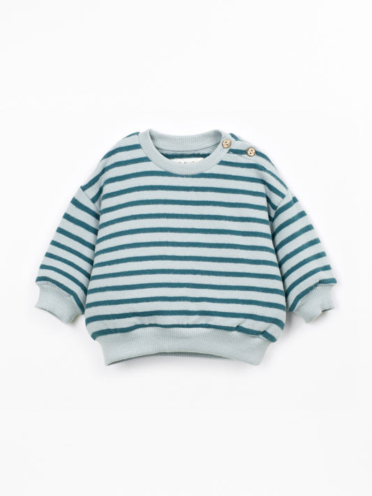 Striped Sweater Cyanotype Play Up