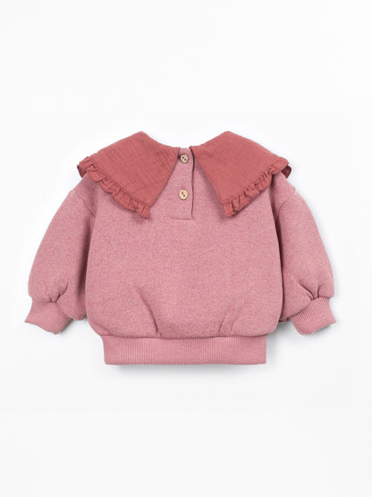 Collar Sweater Pink Play Up