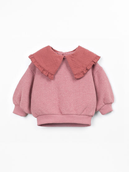 Collar Sweater Pink Play Up
