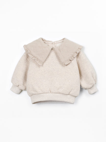 Collar Sweater Beige Play Up