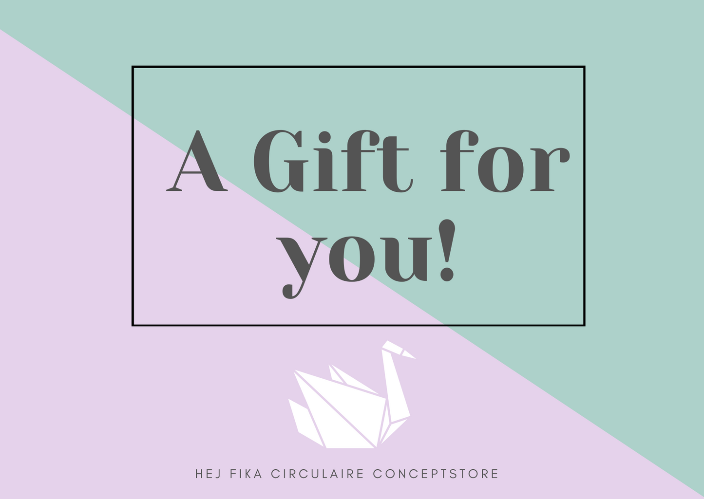 Online Cadeaubon - Gift For You! Lavender