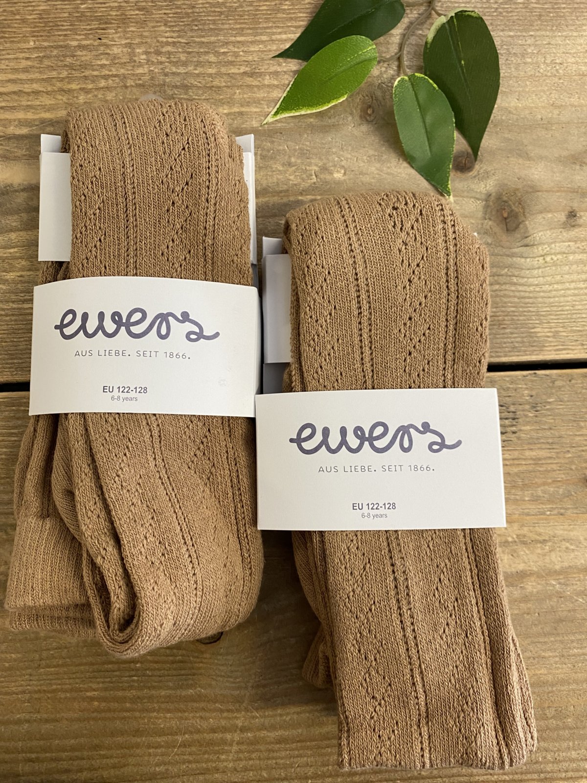 Kousenbroek TRAFORATO Camel Ewers