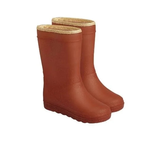 Thermo Boots Leather Brown Glitter En*Fant