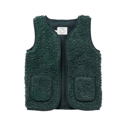 Teddy Gilet Smoke Pine Sproet & Sprout