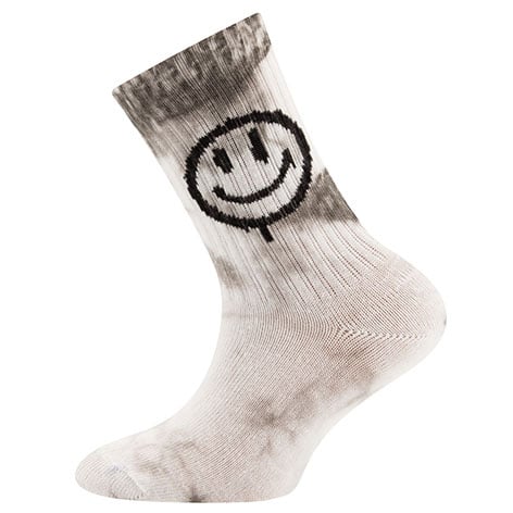 Kousen Smiley Lila-Grau Ewers