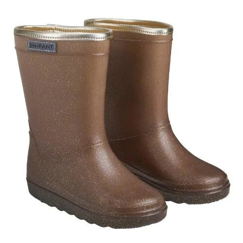 Thermo Boots Glitter Coffee Bean En*Fant