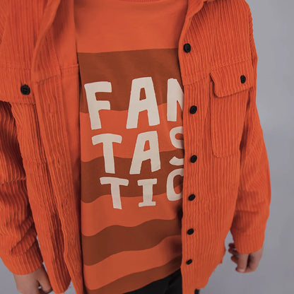 Oversized Longsleeve wit Print Stripes CarlijnQ