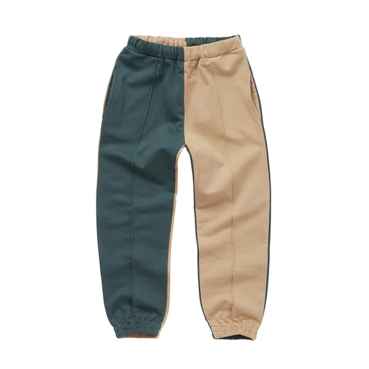 Colourblock Sweatpants Nougat Sproet & Sprout