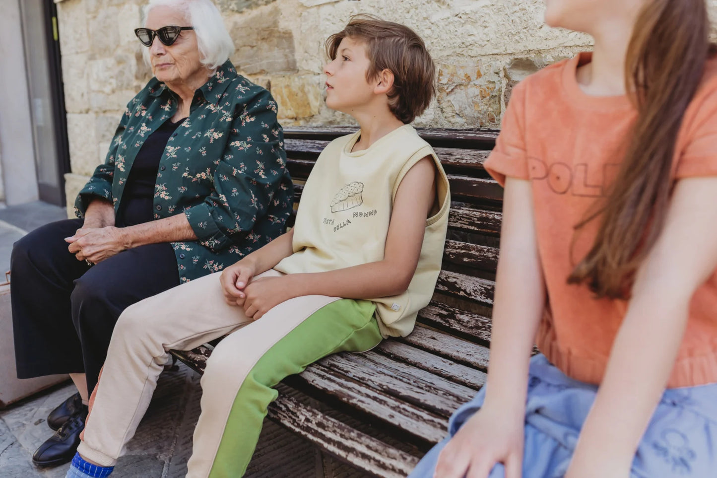 Sweatshirt Sleeveless Almond Torta del Nonna Sproet & Sprout