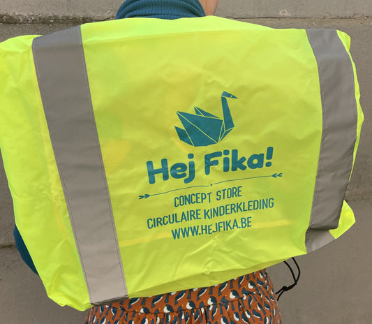 Fluo Veiligheidscover Boekentas Hej Fika