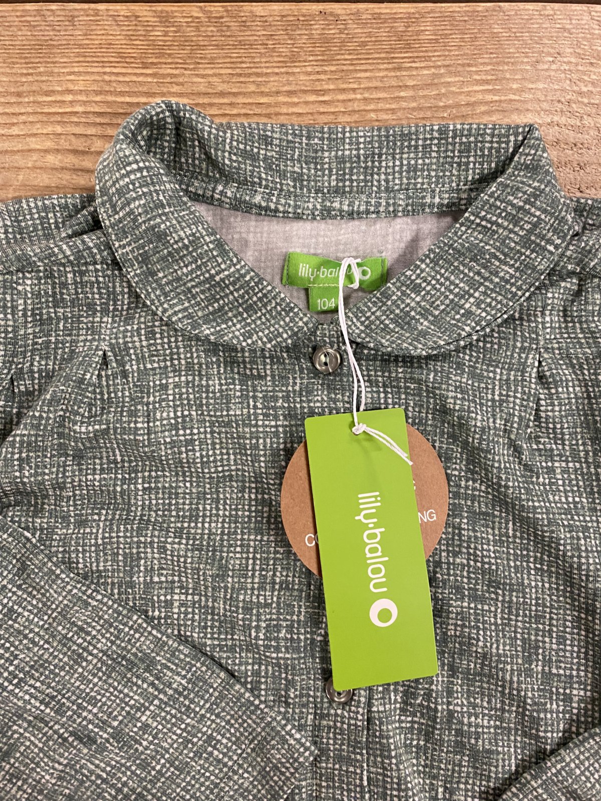 Odette Shirt Texture Green Lily Balou