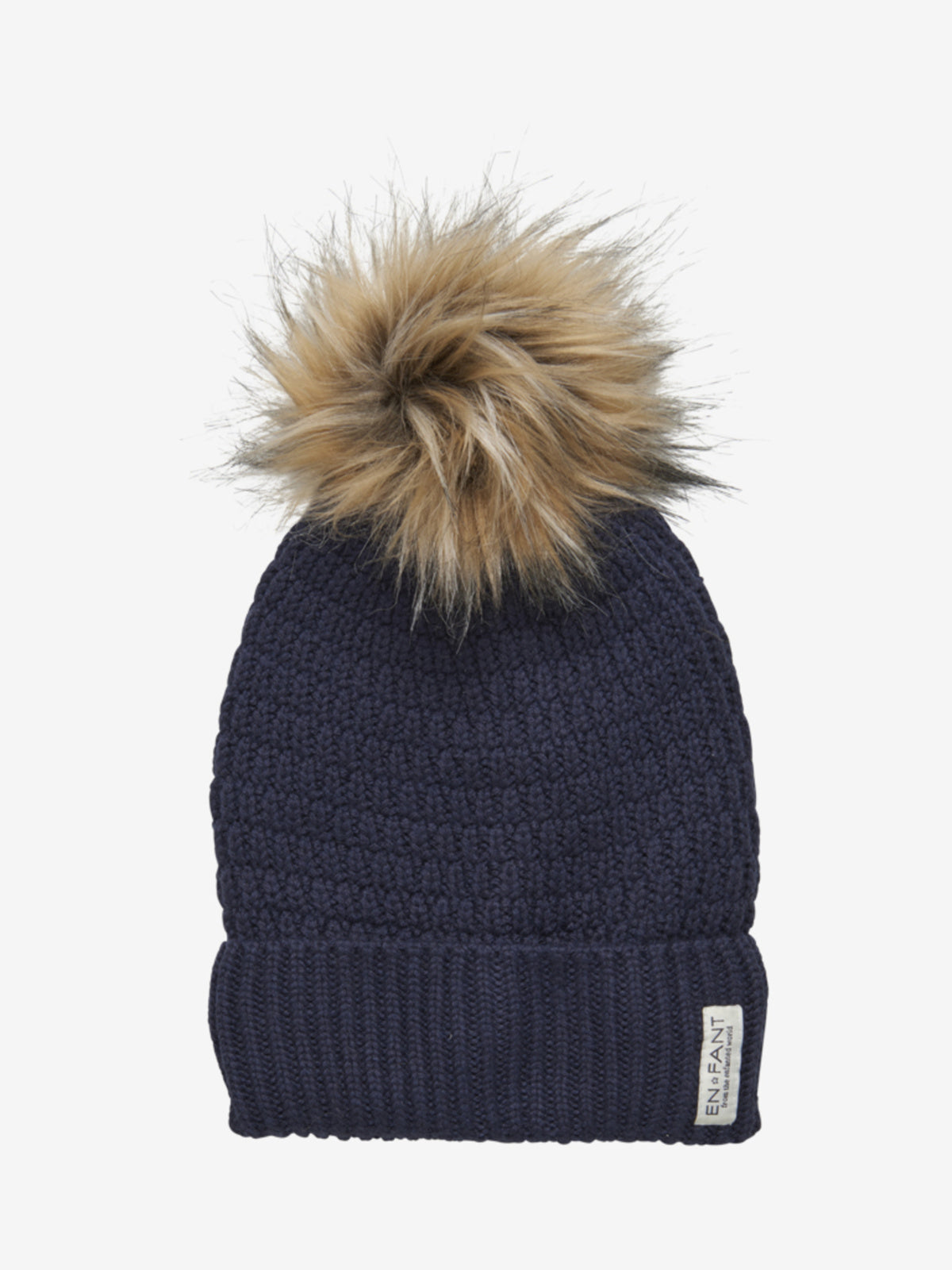 Beanie with Fake Fur Parisian Night En*Fant