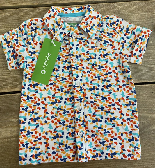 Jeff Shirt Jelly Beans White Lily Balou