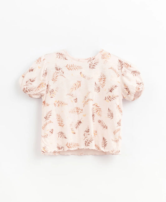 Printed T-Shirt in natural fibres Essence Play Up