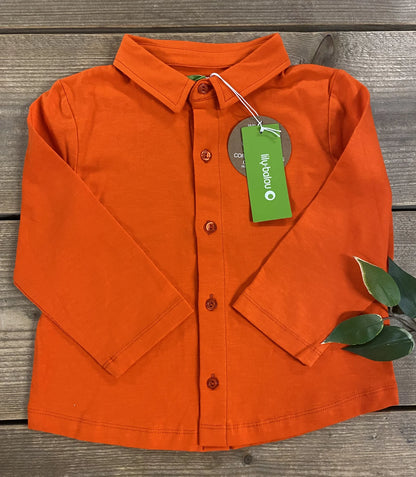 Lucas Shirt Tangerine Red Lily Balou