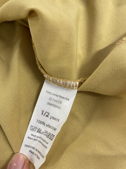 Woven Skirt Sun Yellow Solid Lötiekids