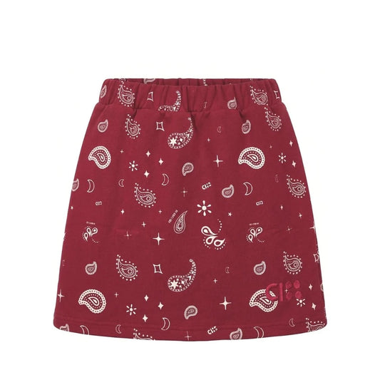 Jog Skirt Paisley Red Cos I Said So