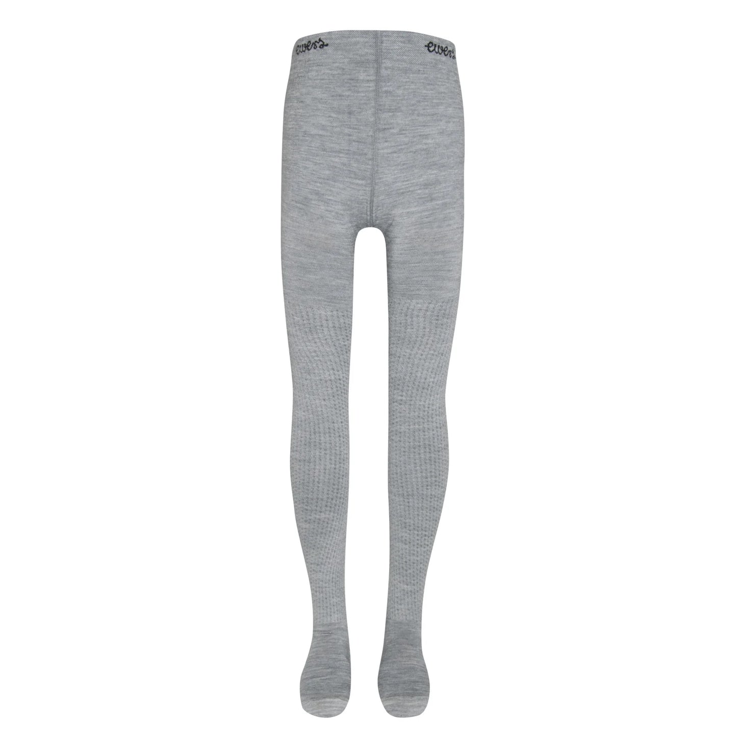 Kousenbroek met Ribmotief Grau Melange Ewers