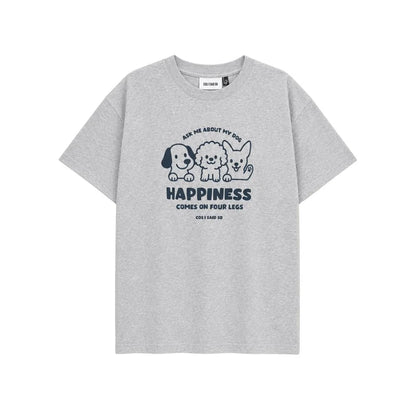 T-Shirt Dogs Grey Melange Cos I Said So