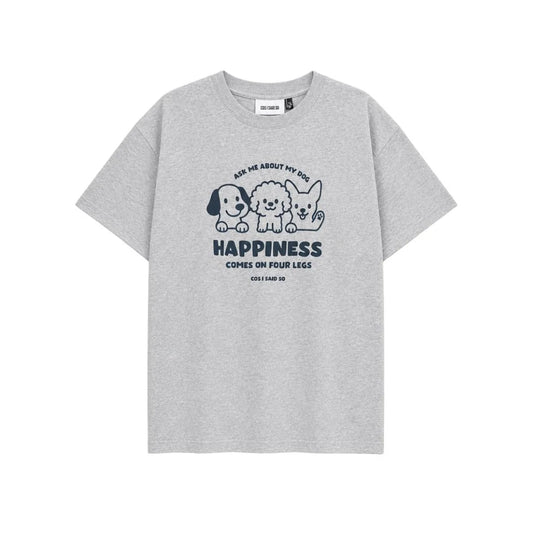 T-Shirt Dogs Grey Melange Cos I Said So