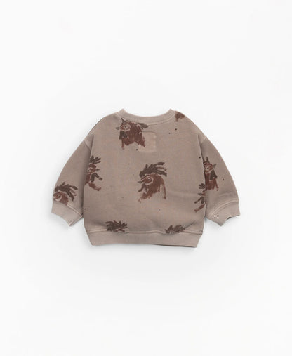 Organic Cotton Sweater Roosters Cesar Play Up