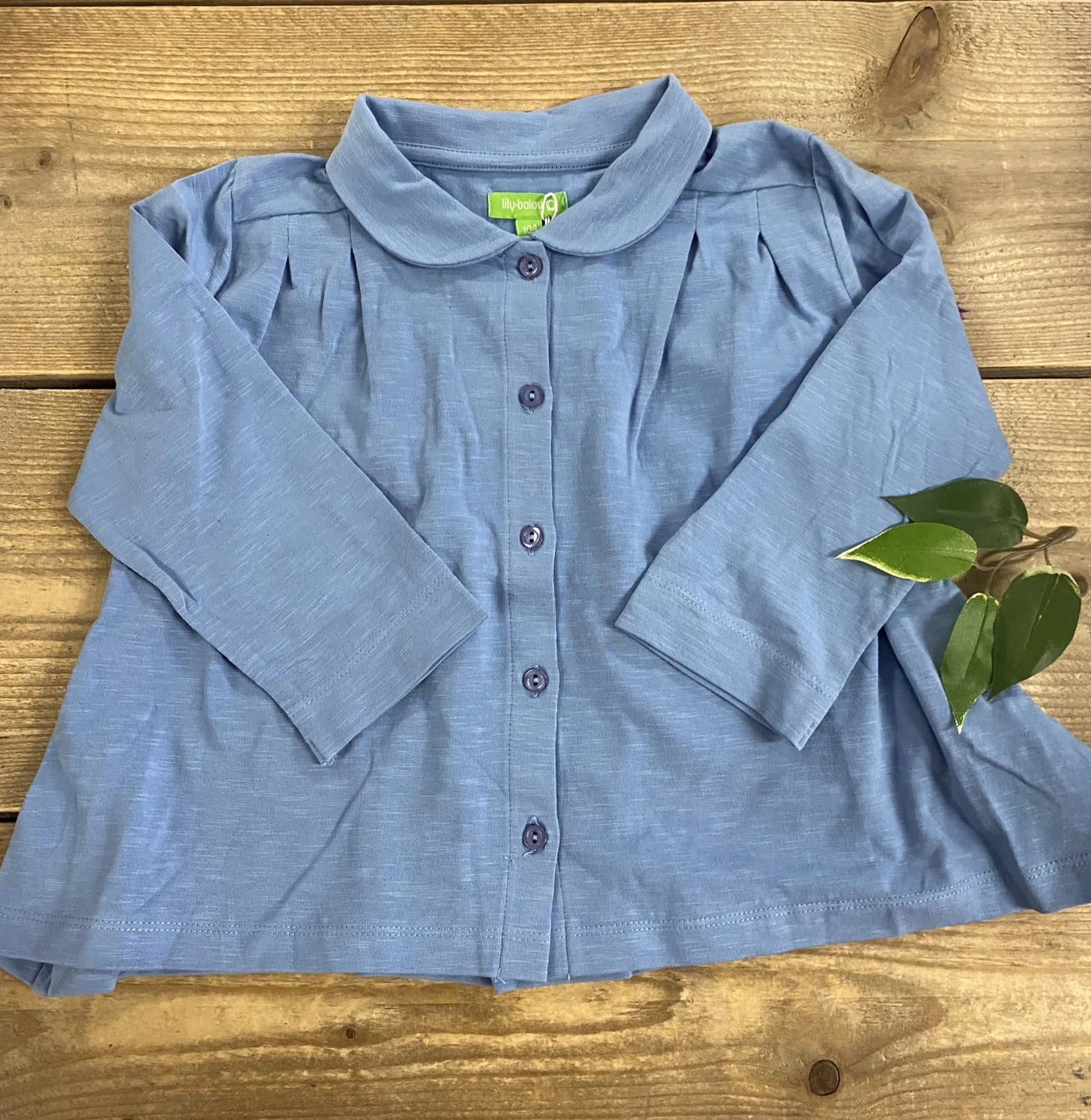Odette Shirt Ice Blue Lily Balou