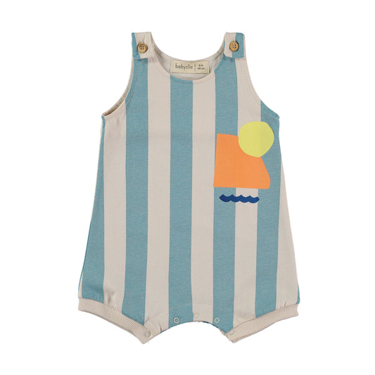 Romper Stripes Blue Babyclic