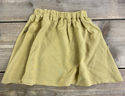 Woven Skirt Sun Yellow Solid Lötiekids