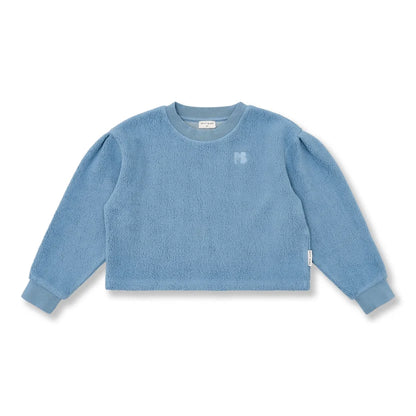 Teddy Sweater Ice Blue Petit Blush