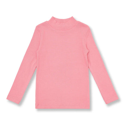 Rib Turtleneck Rose Petit Blush