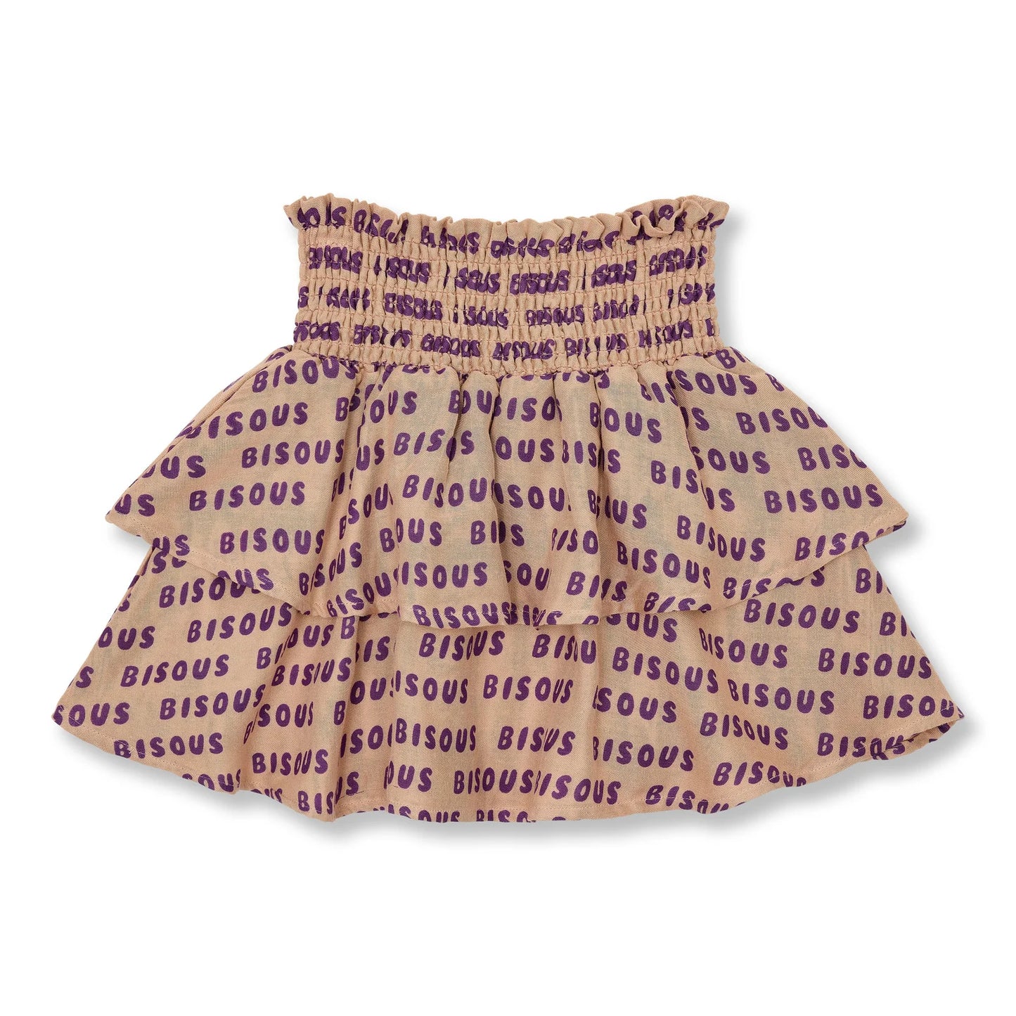 Mini Smock Skirt Bisous Cork/Purple Petit Blush