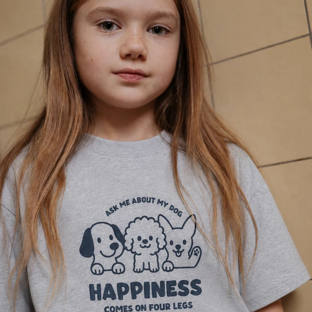 T-Shirt Dogs Grey Melange Cos I Said So