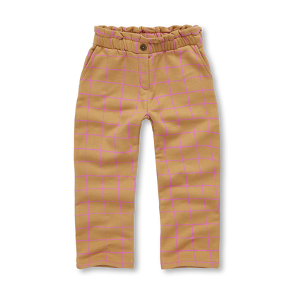 Chino Paperbag Check Light Mustard Sproet&Sprout