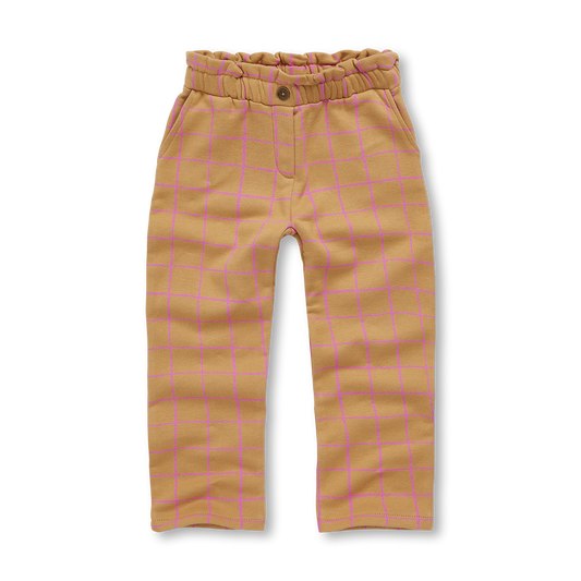 Chino Paperbag Check Light Mustard Sproet&Sprout