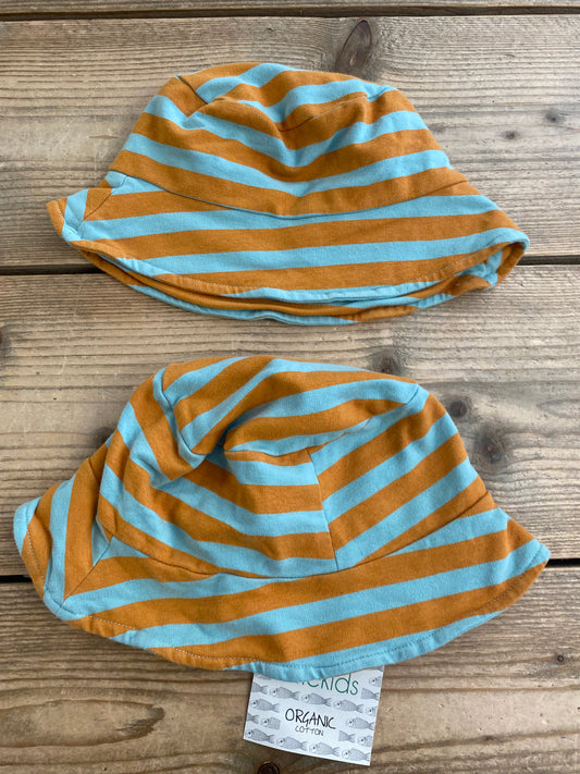 Fisher Hat Stripes Seagreen Lötiekids