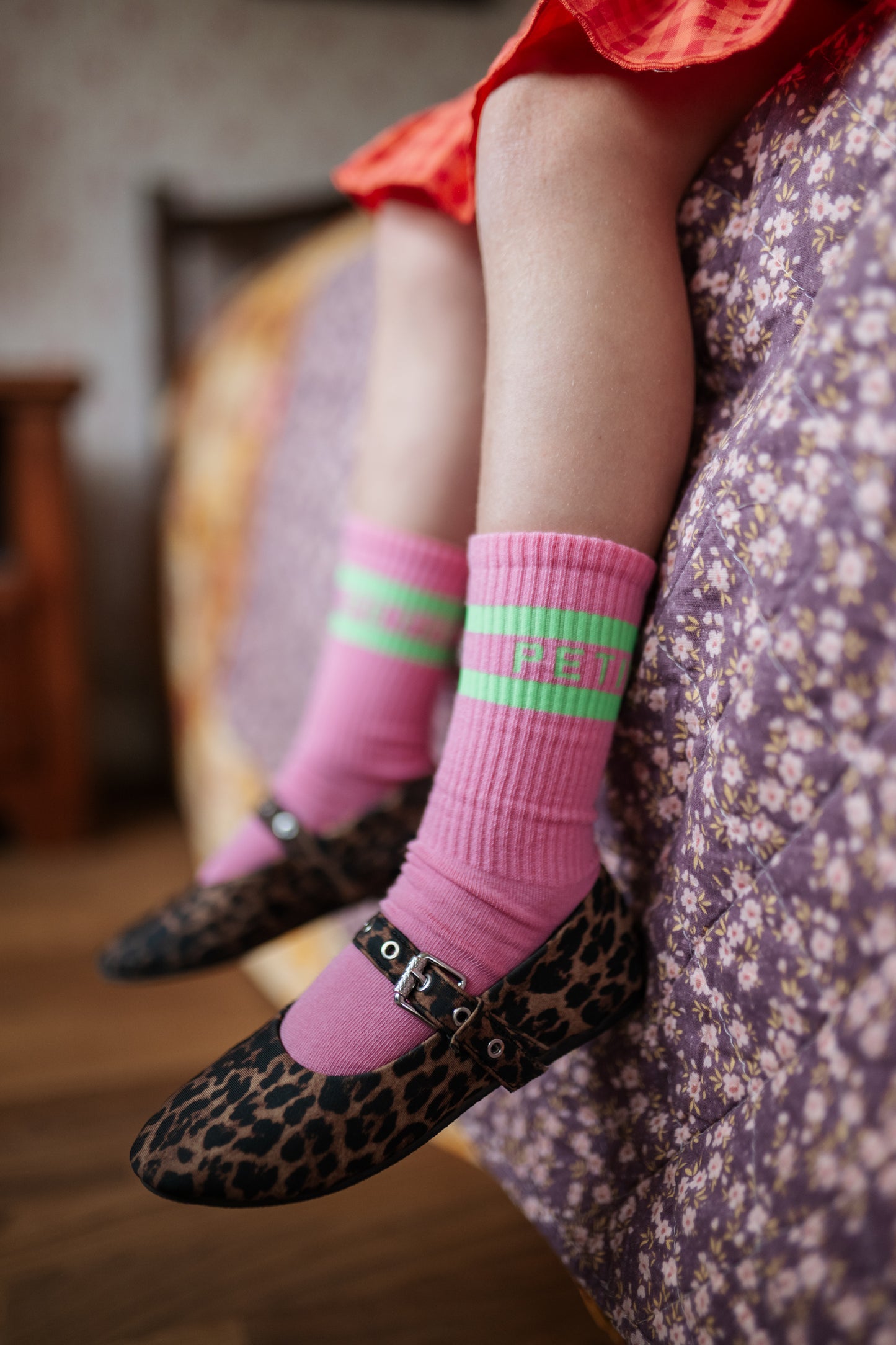 Sport Socks Lemonade/Neon Green Petit Blush