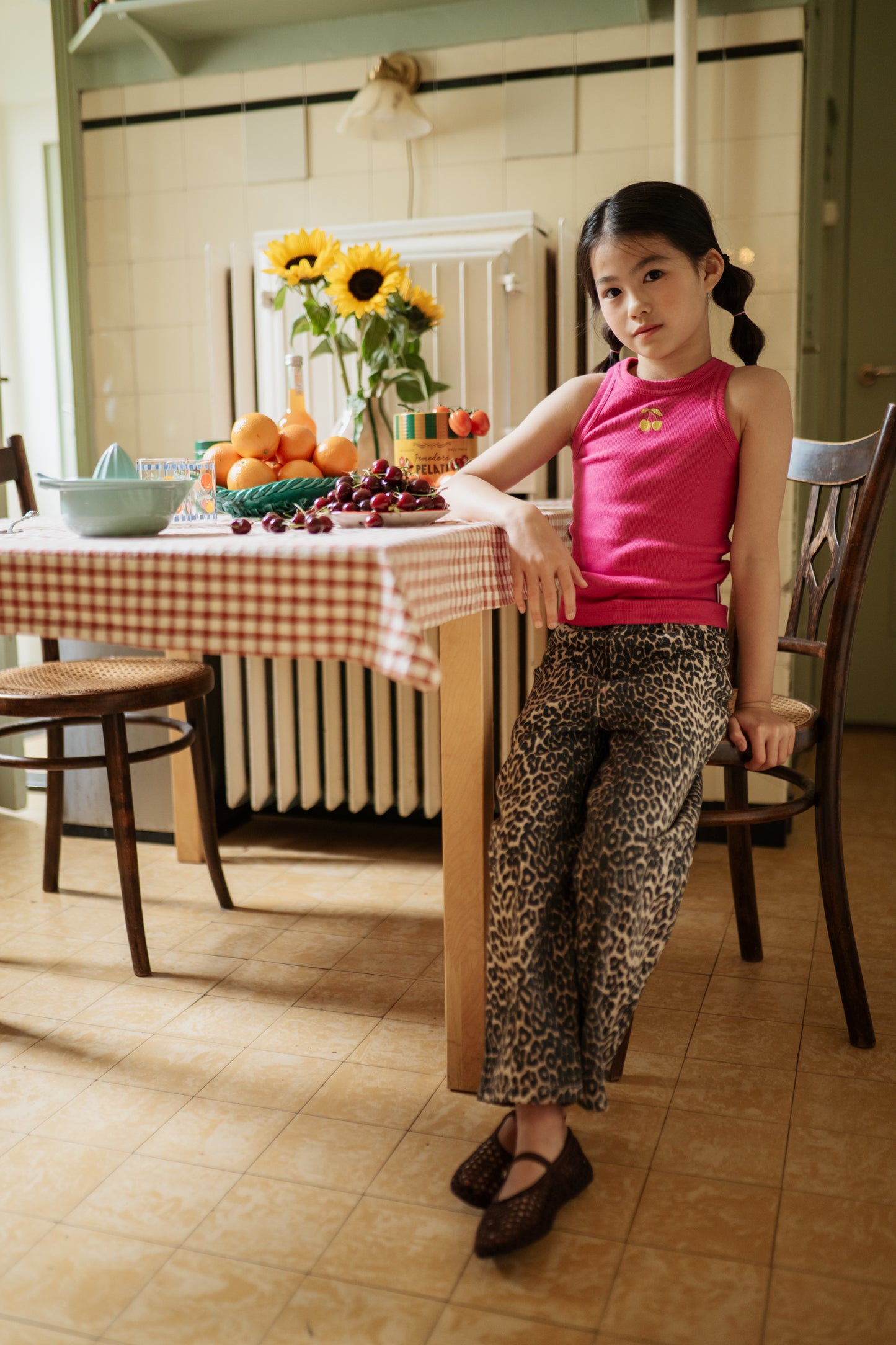 Ballon Fit Jeans Leopard Petit Blush