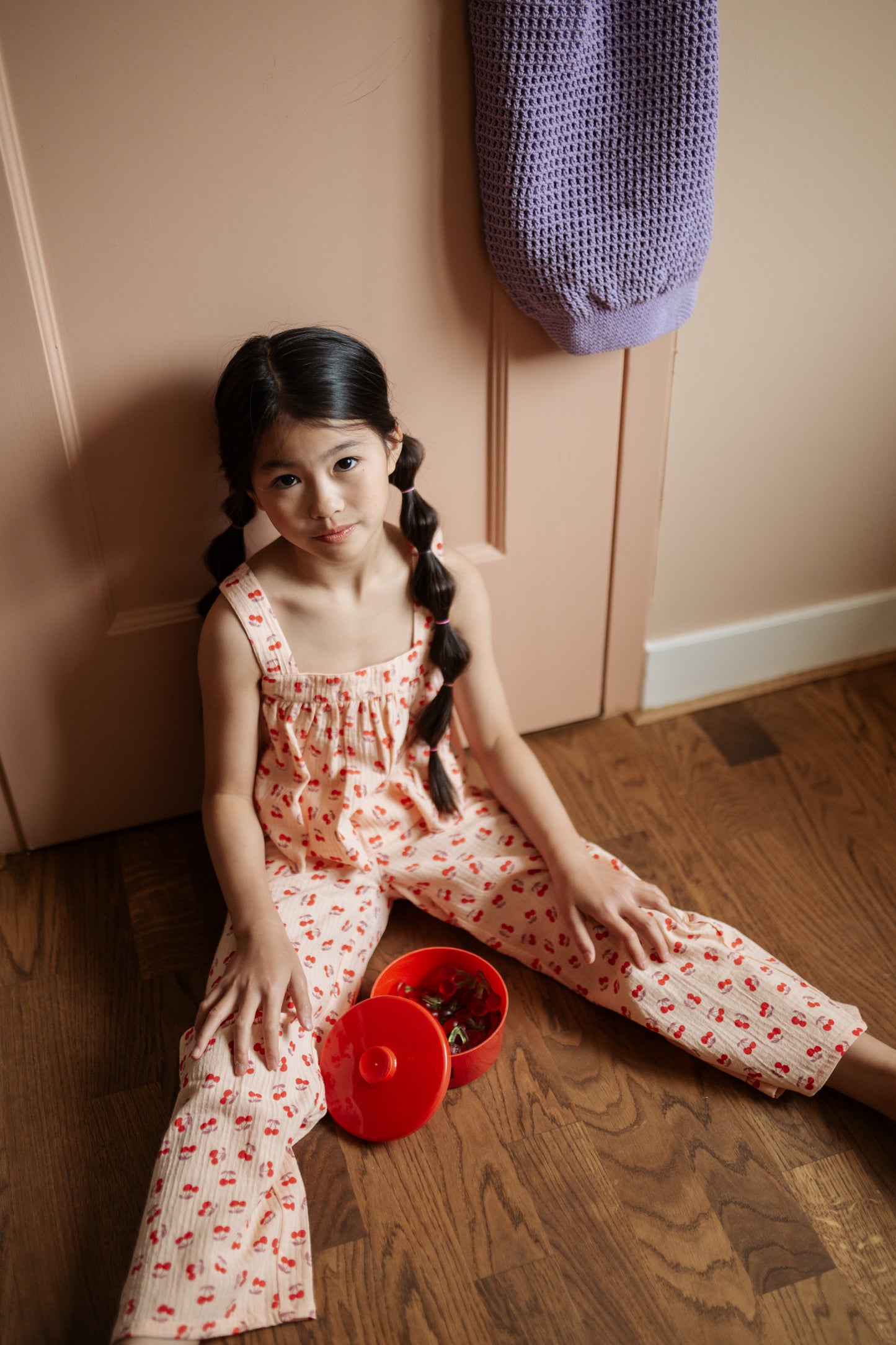 Summer Blouse Cherry Petit Blush