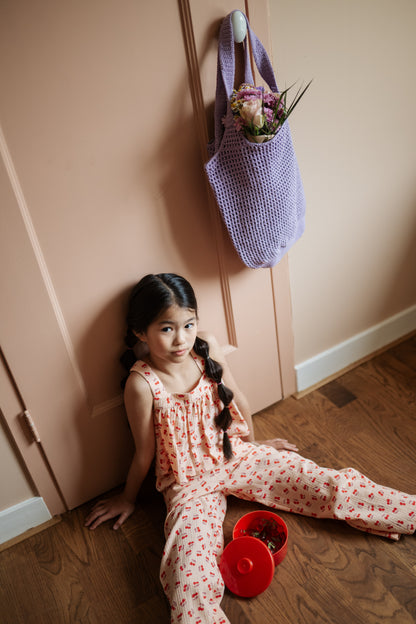 Summer Blouse Cherry Petit Blush