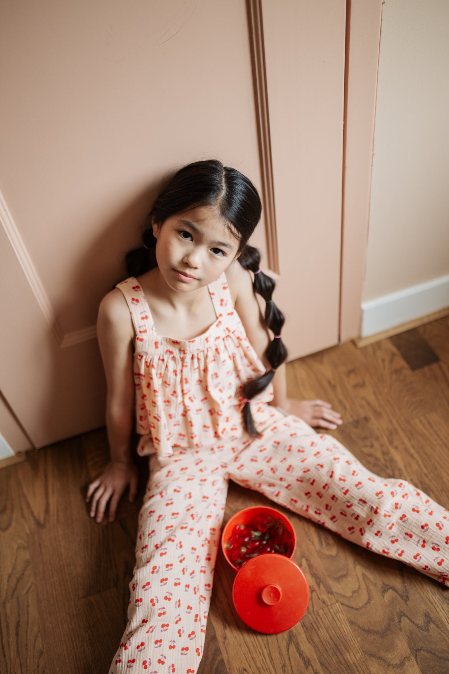 Summer Blouse Cherry Petit Blush